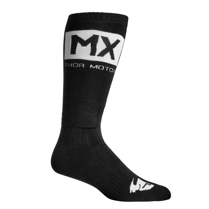 THOR MX SOCKS S22 BLACK/WHITE SIZE 6-9