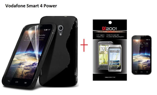 Vodafone Smart 4 Power Gel Case + Screen Protector