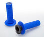 DEFY MX LOCK ON GRIPS 1/2 WAFFLE SOFT COMPOUND INCLUDES 2 STROKE & MINI BIKE THROTTLE CAMS BLUE