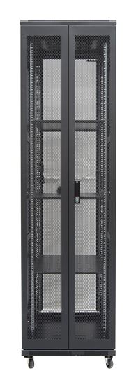 DYNAMIX 45RU Server Cabinet 600mm Deep (600 x 600 x 2210mm). Includes 3x Fixed S