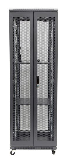 DYNAMIX 37RU Server Cabinet 1000mm Deep (600x1000x1853mm) FLAT PACK. Includes 2x