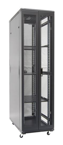 DYNAMIX 42RU Server Cabinet 1000mm Deep (600 x 1000 x 2077mm) Includes 3x Fixed