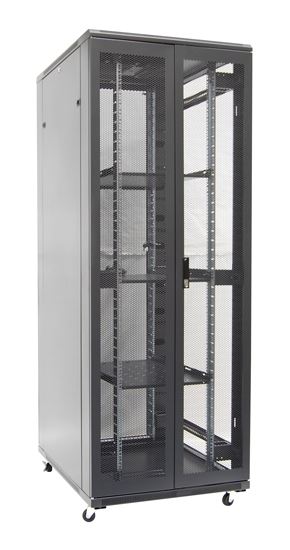 DYNAMIX 42RU Server Cabinet 800mm Deep (600 x 800 x 2077mm). Includes 3x Fixed S