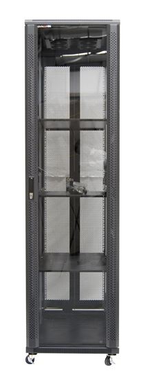 DYNAMIX 42RU Server Cabinet 900mm Deep (600 x 900 x 2077mm). Includes 3x Fixed S