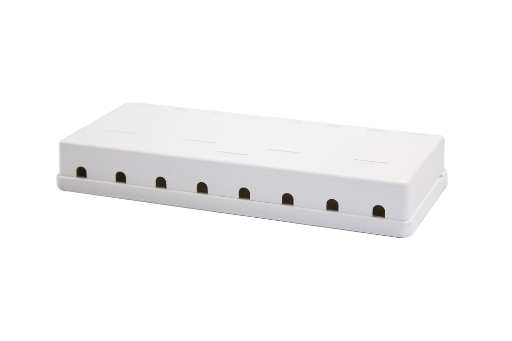 DYNAMIX 8 Port Unloaded Keystone Wall Mount Enclosure Dims: 95x120x30mm