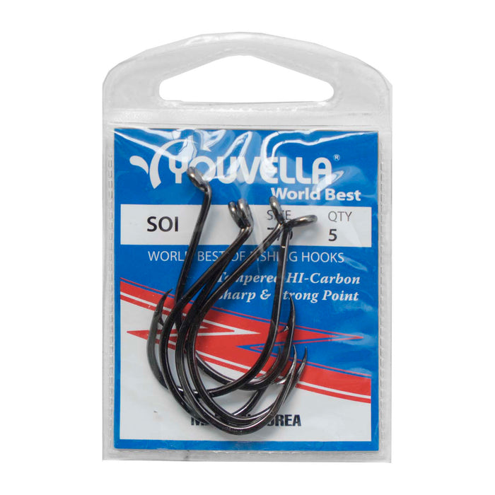 Youvella Soi 8/0 Hooks (4 per pack)