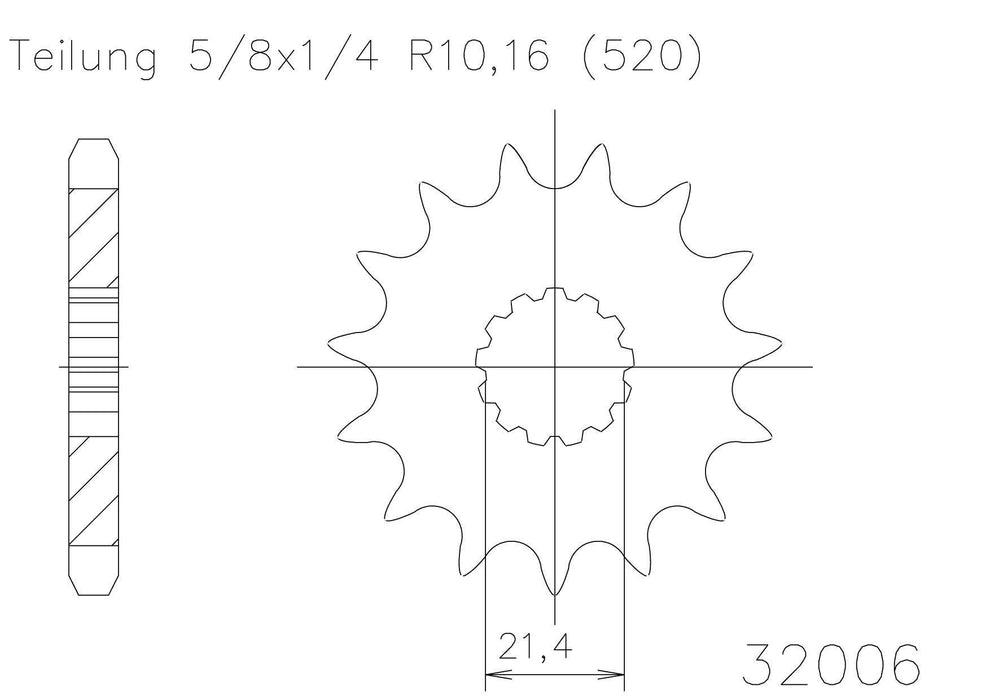 SPROCKET FRONT MOTO MASTER YAMAHA Z250 YZ250X 99-21 YZ400F WR400F YZ426F WR426F 98-02