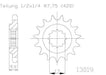 SPROCKET FRONT MOTO-MASTER KTM 60SX 98-01 65SX 98-19 HUSQVARNA CR65 12-14 TC65 17-20 12T