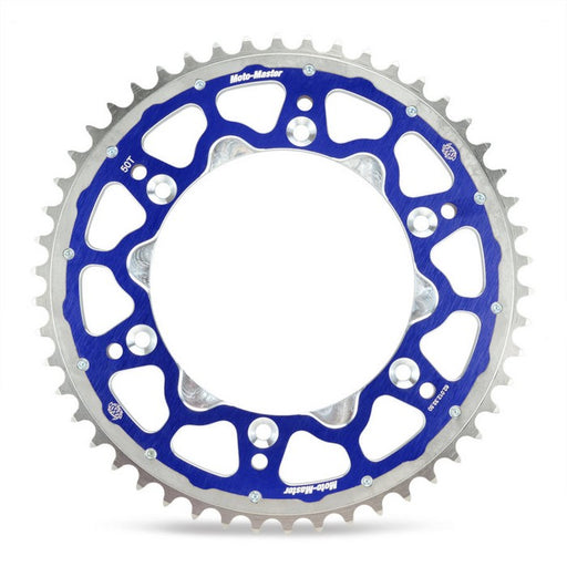 *SPROCKET REAR MOTO MASTER FUSION DUAL RING YAMAHA YZ125 YZ250 99-21 YZ250F WR250F 01-20 BLUE