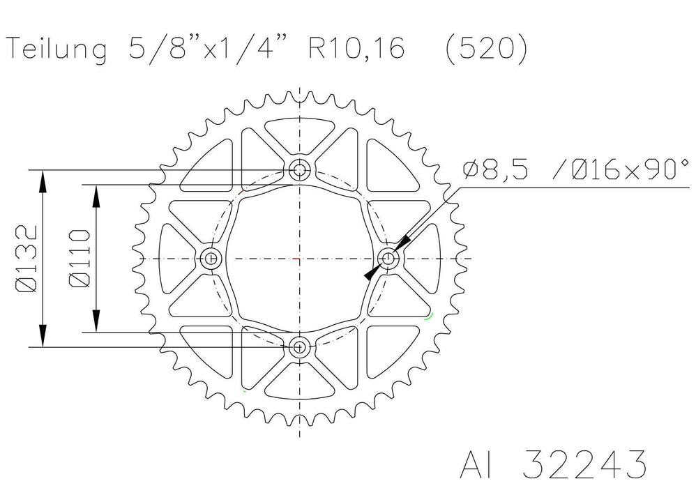 SPROCKET MOTO MASTER ULTRALIGHT STEEL REAR KTM 250 FREERIDE 14-17 350 FREERIDE 13-17 48T