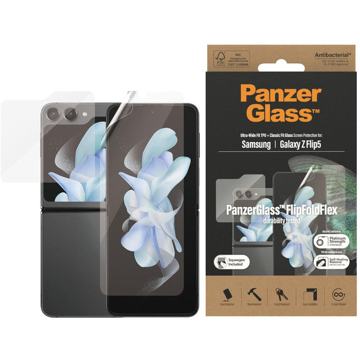 PanzerGlass Samsung Z Flip 5 Front Glass+ TPU Screen Protector