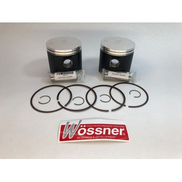 PISTON KIT WOSSNER HONDA CR250R 02-04 1.6MM OVERSIZE 67.94MM