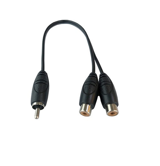 AVS RCA PLUG TO 2X RCA SOCKETS WITH 300MM LEAD