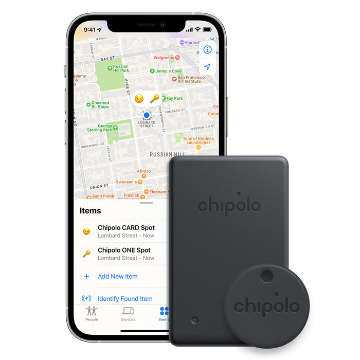 Chipolo CARD Spot + Chipolo ONE Spot Bundle key finder tracker