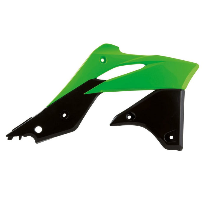 RADIATOR SHROUDS RTECH KX250F 13-16 GREEN BLACK