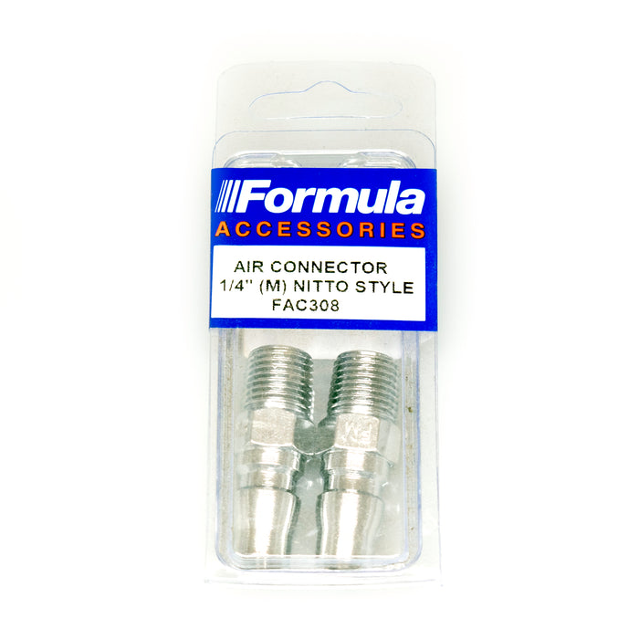 Formula 3/8" NITTO air connector 3/8" MALE BSP 2PK