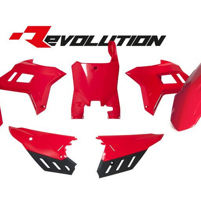 PLASTICS KIT RTECH REVOLUTION HONDA CRF250R 22-23 CRF450R 21-23 RED