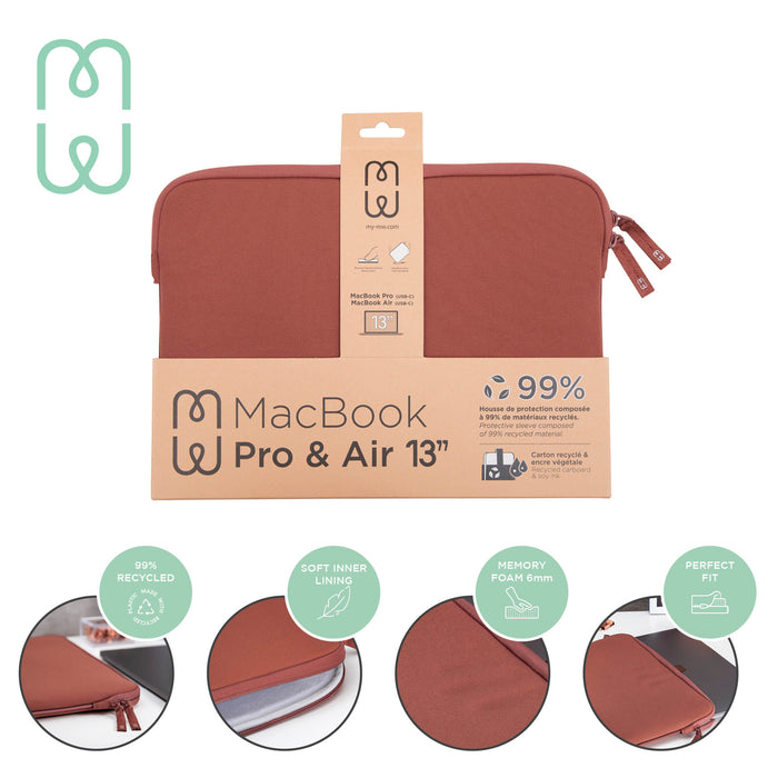 MW Horizon Recycled Sleeve Case for MacBook Pro/Air 13" (Red)