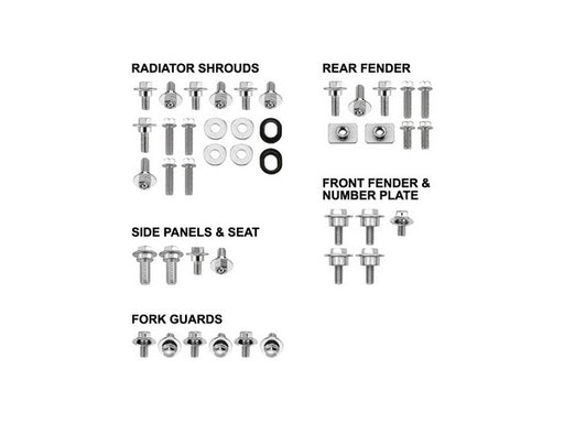 BODY PANEL BOLT KIT KAWASAKI KX250F 17-20 KX450F 18-20