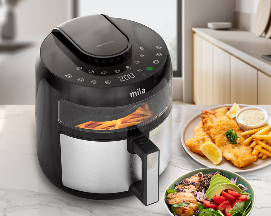Mila EasyChef View 5L air fryer with quick view window & touch control MLA-200AF