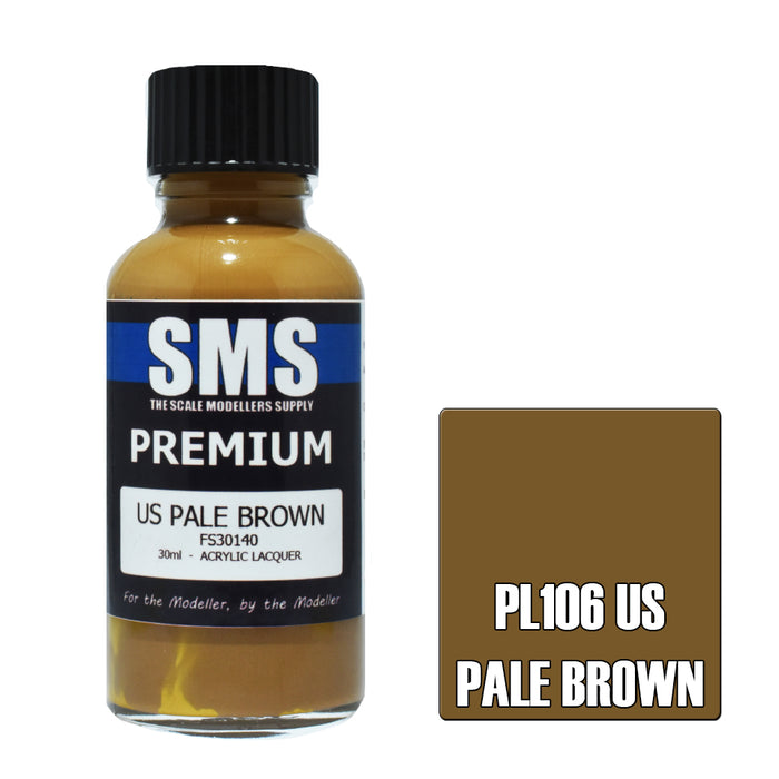 Air Brush paint 30ML PREMIUM US PALE BROWN 30ML ACRYLIC lacquer