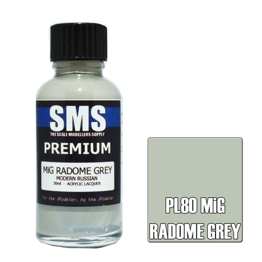 Air Brush paint 30ML PREMIUM MIG RADOME GREY ACRYLIC lacquer