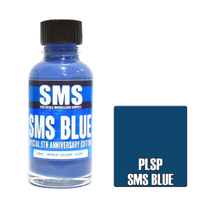 Air Brush paint 30ML PREMIUM SMS BLUE ACRYLIC lacquer SCALE MODELLERS SUPPLY