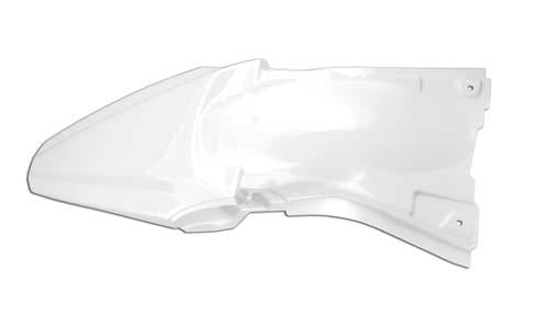 REAR FENDER RTECH KX250F 13-16 KX450F 12-15 WHITE