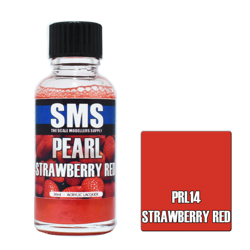 Air Brush paint 30ML PEARL STRAWBERRY RED ACRYLIC lacquer