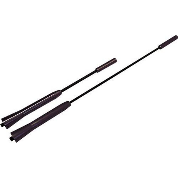 AERIAL REPLACEMENT MAST 110 - 200MM BLK (M5 INTERNAL THREAD/M6 EXTERNAL THREAD)