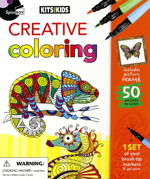 Coloring Book Kit Kits for Kids Creative Coloring - Spice Box