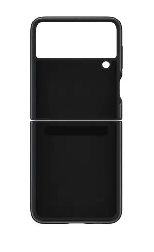 Samsung Galaxy Z Flip3 6.7" Leather Case Cover - Black EF-VF711LBEGWW