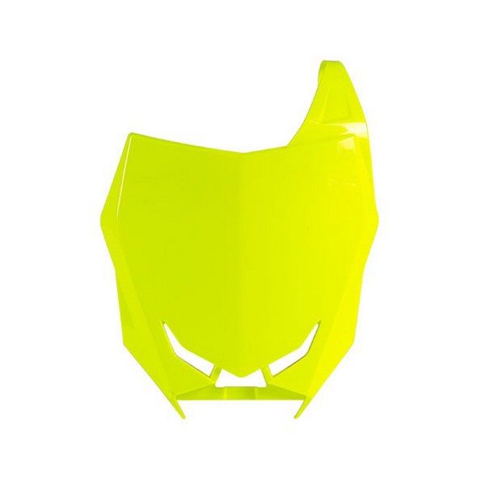 *FRONT NUMBER BOARD SUZUKI RMZ250 19-20 RMZ450 18-20 NEON YELLOW