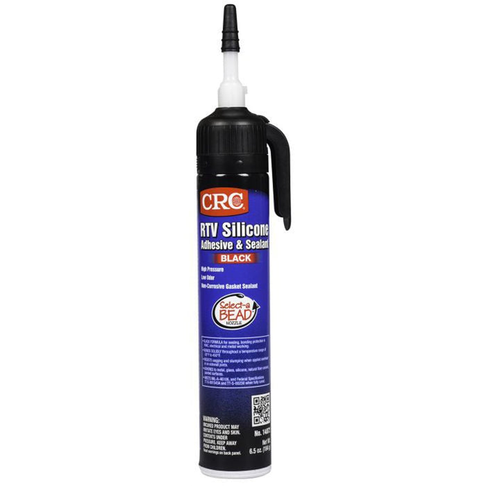 Crc Rtv Room Temperature Vulcanizing Silicone 184Gm (Black)