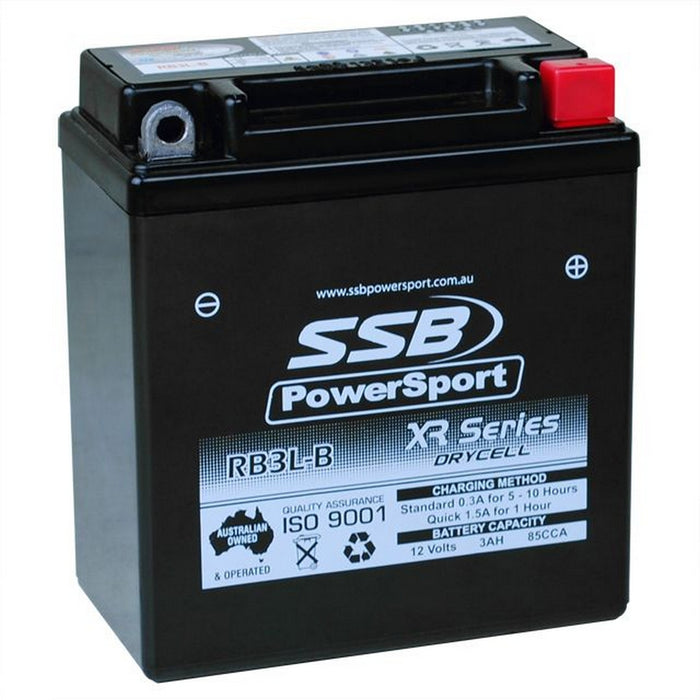 Motorcycle motorbike battery (YB3L-B) AGM 12V 3AH 85CCA BY SSB