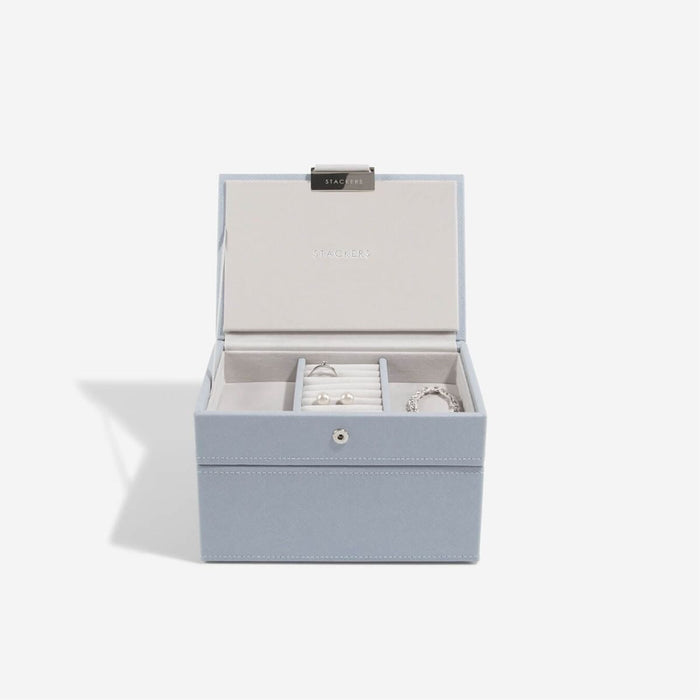 Stackers Classic Mini Jewellery Box Set 2 Dusky Blue