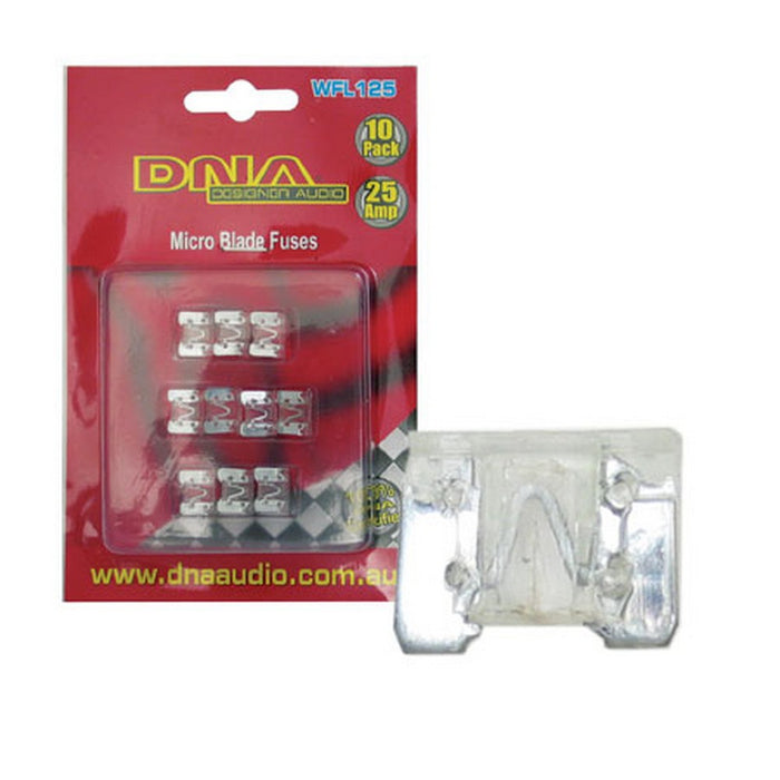 DNA BLADE FUSES MINI 25 AMP FUSE LOW PROFILE ATT (10 PACK)