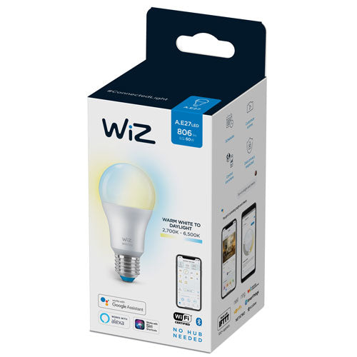 Wiz White A60 E27 Gen2 Wifi+Bt Bulb